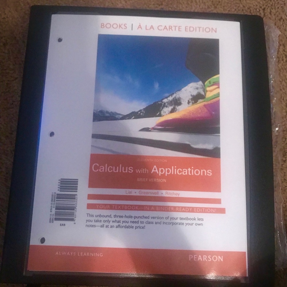 Calculus ISBN: 978-0-13-386332-1   11th